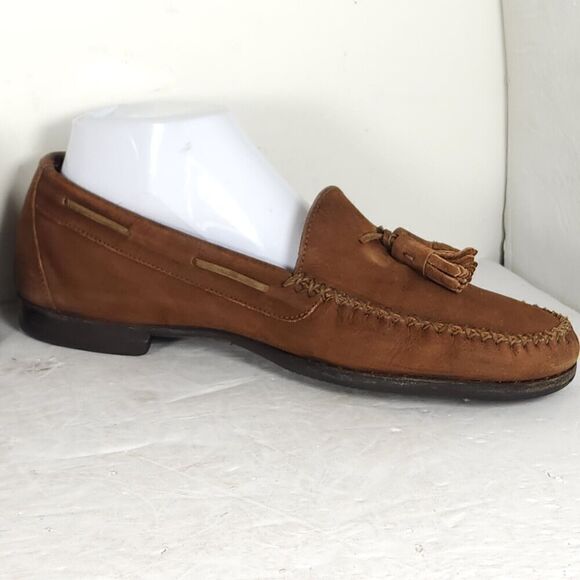 Salvatore Ferragamo Women's US 6,5 EE Leather Tassels Slip-On Loafer Moccasin - Picture 7 of 16